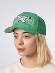 Бейсболка MITCHELL NESS арт. HP14516-PEAGREN Philadelphia Eagles NFL (зеленый)